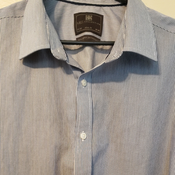 M&S Colection Slim Fit size 17 1/2 - Picture 3 of 5